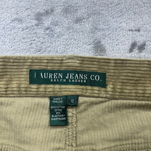 Lauren Jeans‎ Co Ralph Lauren Corduroy Pants Classic Straight Leg Sz 10 Fits 34" - Picture 6 of 9